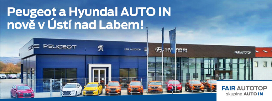 Peugeot a Hyundai AUTO IN nově v Ústí nad Labem
