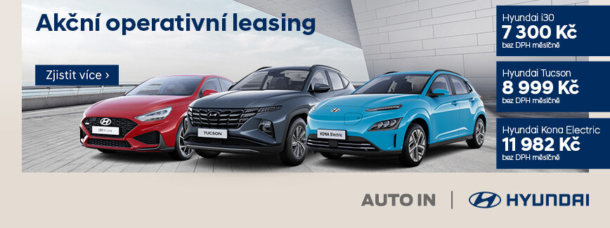 Akční operativní leasing Hyundai - vozy skladem