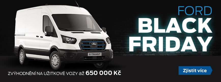 Ford Black Friday užitkové