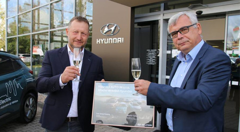 Slavnostní otevření Hyundai AUTO IN v Pardubicích