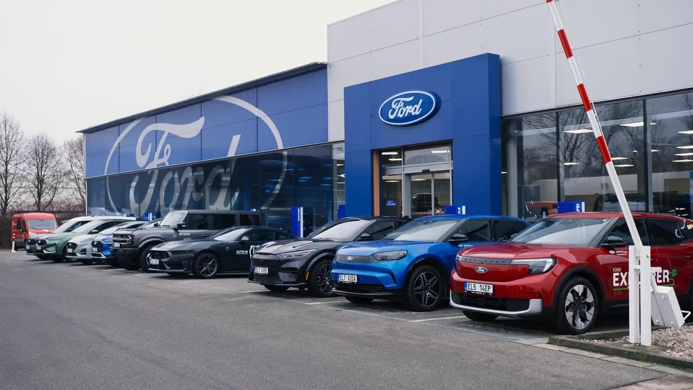 Pobočka AUTO IN Ford v Pradubicích