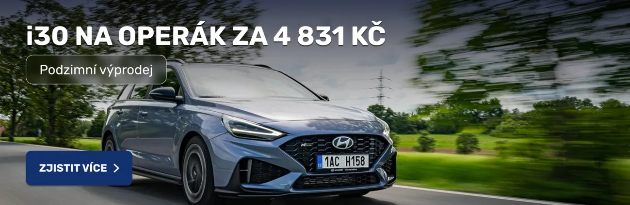 Hyundai i30 - akční operák 10/2025 - výpis