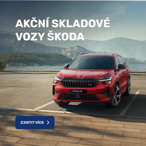 Skladové vozy Škoda - celoroční banner